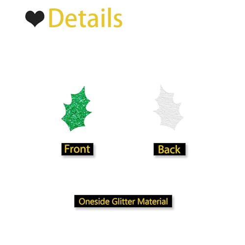 Christmas Holly Berries Confetti - Holiday Table Scatter, 120 Pieces
