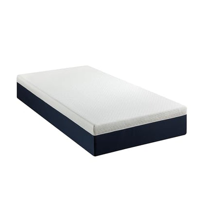 ZINUS 12 Inch Twin Cooling Comfort Hybrid Mattress [New Version], Fiberglass Free, Medium Firm Feel, Motion Isolation, Certified Safe Foams & Fabric
