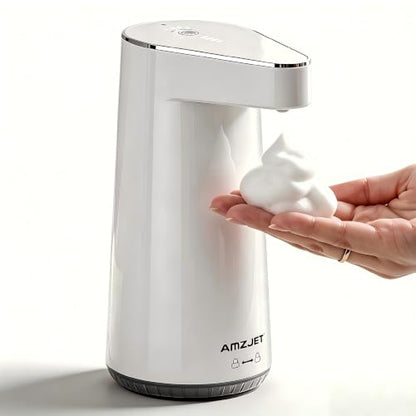 White Automatic Foaming Hand Soap Dispenser Touchless Kids Bathroom 1 Pack