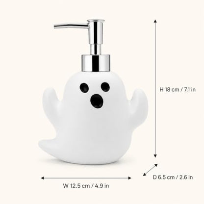 Halloween Ghost Soap Dispenser - White Ghost Bathroom Decor