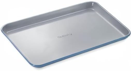 Caraway Non-Stick Ceramic Baking Sheet - Non-Toxic, PTFE & PFOA Free - Ideal for Baking & Roasting - Medium (15" x 10") - Slate