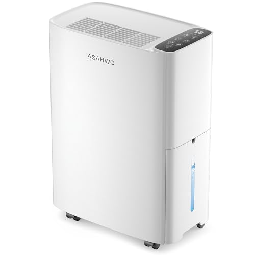Dehumidifier for Basement 2500 Sq Ft with Drain Hose 34 Pints Max White