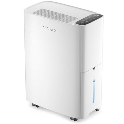 Dehumidifier for Basement 2500 Sq Ft with Drain Hose 34 Pints Max White