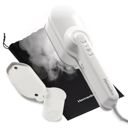 Portable Garment Steamer with Iron Function - Travel Clothes Steamer and Press