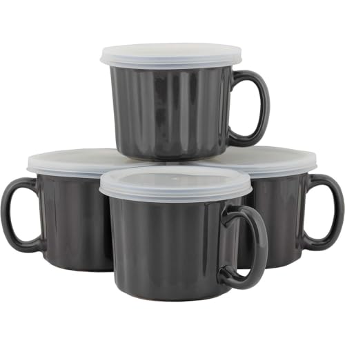 16oz Soup Mug Set with Lid - Turquoise, Microwave & Dishwasher Safe