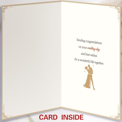 Wedding Card Gifts for Bride and Groom ZY-431 - Congratulations Card