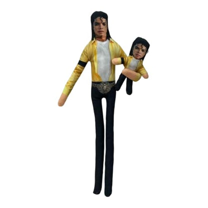 Michaell Plush Doll Set of 2 - Bendable Cartoon Soft Dolls, M Variation