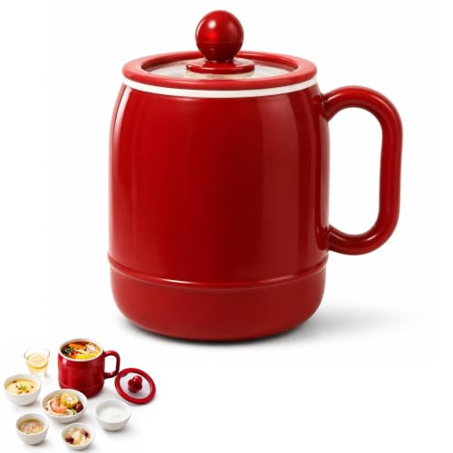 Multi-Function Portable Electric Stewing Cup - 6 in 1 Cooking Kettle, 27 Oz