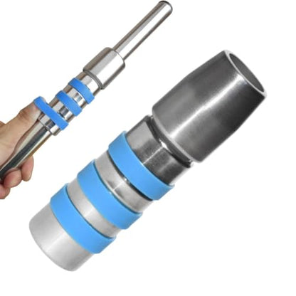 Adjustable Telescopic Pipe Extension Joint for Rods - Heavy Duty, Reversible, 112mm