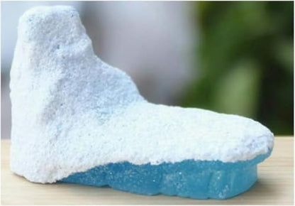 Arctic Iceberg Model with Polar Bear Sculpture Christmas Cake Topper