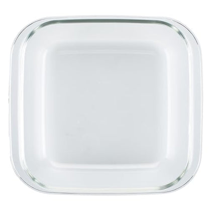 LocknLock Purely Better Glass Square Baker/Food Storage Container with Lid, 8 Inch x 8 Inch, Clear