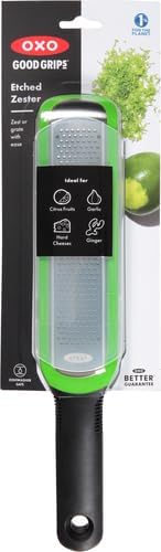 OXO Good Grips Zester & Grater - Precision Etched Design for Effortless Citrus & Cheese Grating