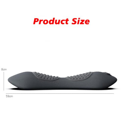 USUIE 3-in-1 Electric Lumbar Support Pillow with Heat & Massage - Dark Grey