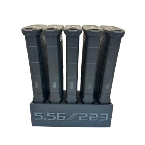 AR Magazine Holder - Black, Durable 3D-Printed Magazine Storage