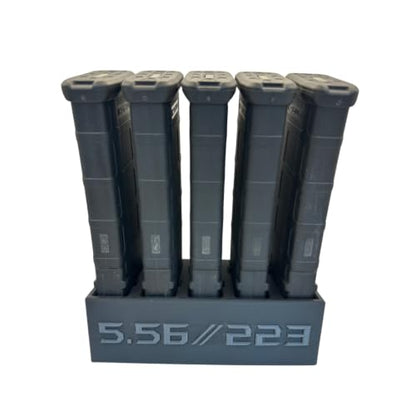 AR Magazine Holder - Black, Durable 3D-Printed Magazine Storage