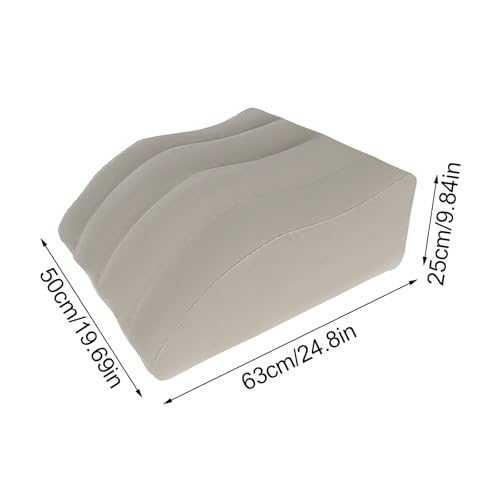 24.8 Inch Memory Foam Leg Support Pillow for Elevation & Comfort