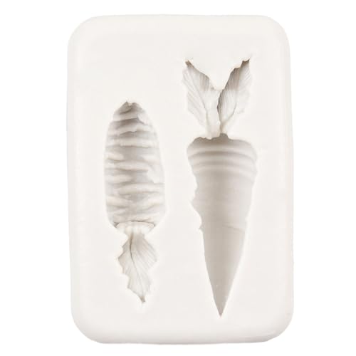 Carrot Easter Silicone Mold - Vegetable Fondant Cake Decorating Tool - Style B