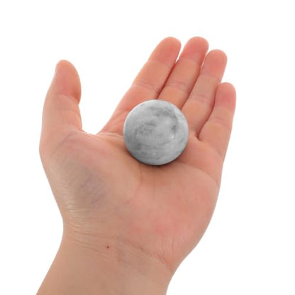 4pcs Marble Look Decorative Stone Spheres for Home & Office Bowls - Natural Texture