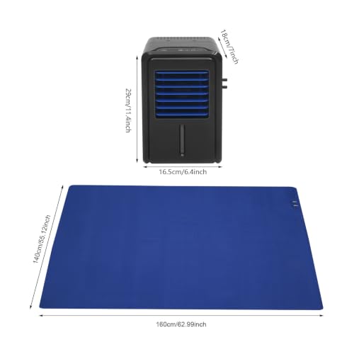 Water Cooled Mattress Pad Queen Cooling Bed Cooler with Remote & Timer