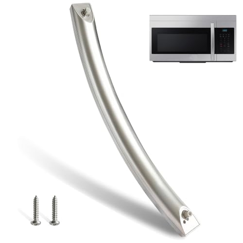 Microwave Door Handle Replacement for Samsung ME16A4021AS/AA - Model DE94-04313F - Silver, Upgraded ABS Material