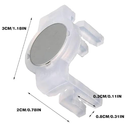 150 Pack Magnetic Christmas Light Clips for Steel Gutters Outdoor Decorations - Aniai Variation