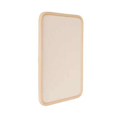 Kate and Laurel Inglewood Rectangular Pinboard Wall Organizer - Natural