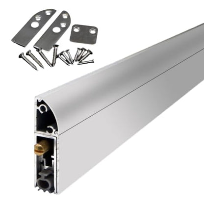 Automatic Door Bottom Seal 28 Inch with Hardware & Silicone for Exterior & Interior Doors - Variation of THIS listing