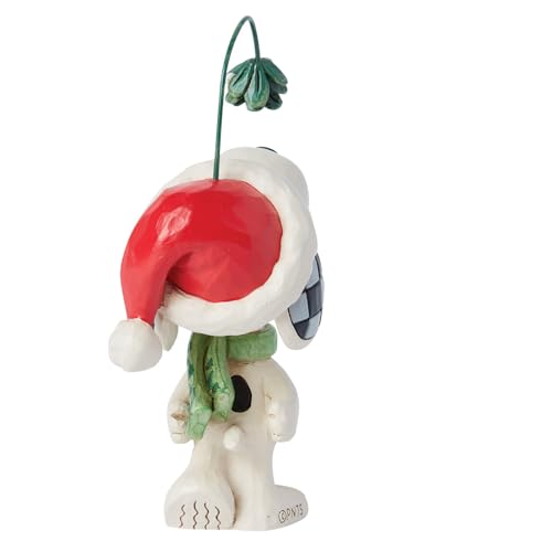 Peanuts Snoopy Mistletoe Figurine - Jim Shore Handcrafted Holiday Decor