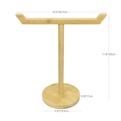 Bamboo & Wooden Hand Towel Holder Stand for Kitchen & Bathroom