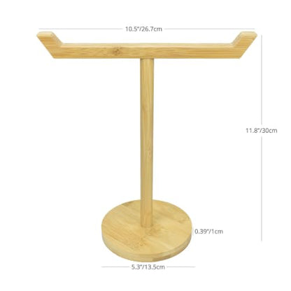 Bamboo & Wooden Hand Towel Holder Stand for Kitchen & Bathroom