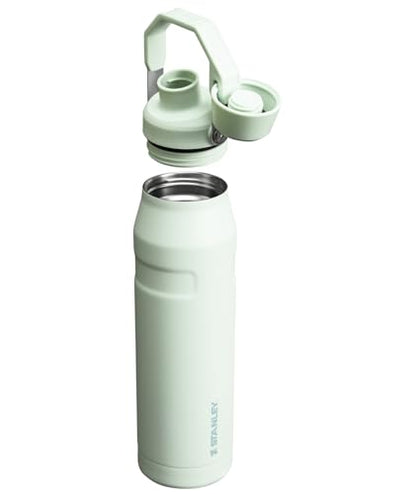 Stanley IceFlow Fast Flow Water Bottle 16 oz | Angled Spout Lid | Lightweight and Leakproof for Travel and Sports | Insulated Stainless Steel | BPA-Free |Tigerlily