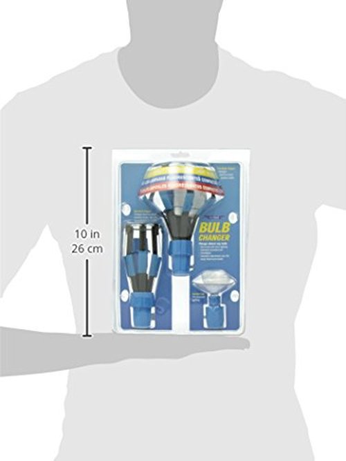 Ettore 48350 Bulb Changer Kit Without Pole,Plastic, Blue