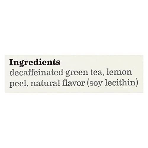 Bigelow Green Tea with Lemon Decaf 0.91 OZ(Pack of 6)