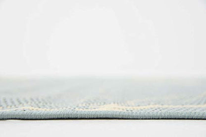 Unique Loom Outdoor Botanical Collection Area Rug - Branch (5' 1" x 8' Rectangle, Light Blue/ Beige)