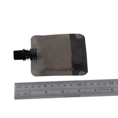 Travel Plastic Flasks with Leak-Proof Caps - 50ml Reusable Pouches