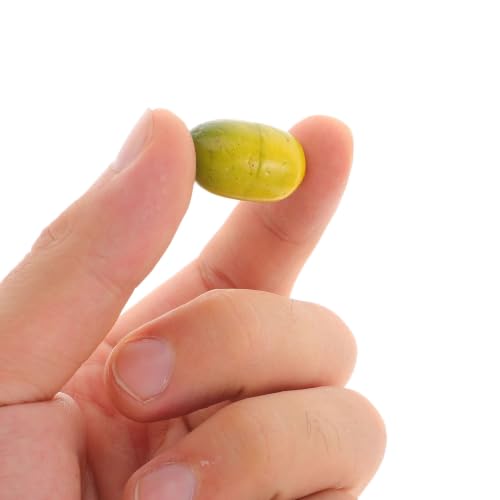 40pcs Artificial Olive Fruits for Food Display & Craft Decor