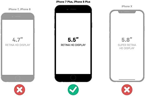 OTTERBOX DEFENDER SERIES Case for iPhone 8 PLUS & iPhone 7 PLUS (ONLY) - Retail Packaging - PURPLE NEBULA (WINSOME ORCHID/NIGHT PURPLE)