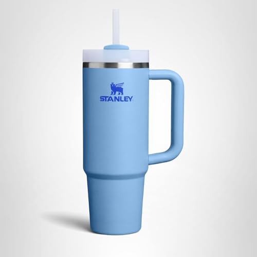 STANLEY Quencher H2.0 Tumbler with Handle and Straw 30 oz | Flowstate 3-Position Lid | Cup Holder Compatible for Travel | Insulated Stainless Steel Cup | BPA-Free | Blue Sky