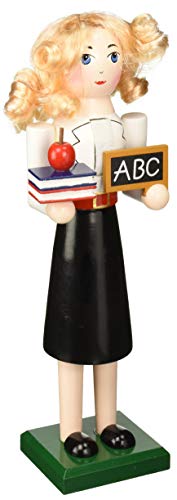 Teacher Nutcracker Figurine - 14-Inch Hand-Painted Holiday Decor