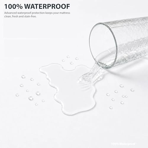 Full Size Waterproof Mattress Encasement - 6-Sided Breathable Bed Cover