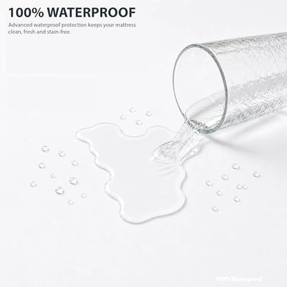 Full Size Waterproof Mattress Encasement - 6-Sided Breathable Bed Cover
