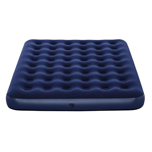 Queen Inflatable Air Bed with Pump - 10 Inch Thick, Portable Camping Mattress