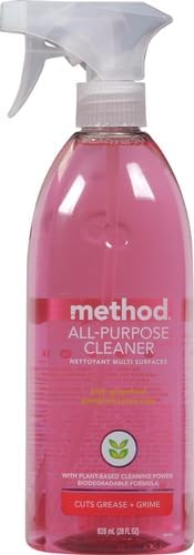 Method All-Purpose Cleaner - Pink Grapefruit Scent | Ideal for Counters, Tiles & Stone - 28 oz Spray Bottle