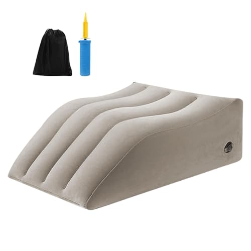 Inflatable Leg Support Wedge Pillow - 24 Inch Post Recovery Cushion