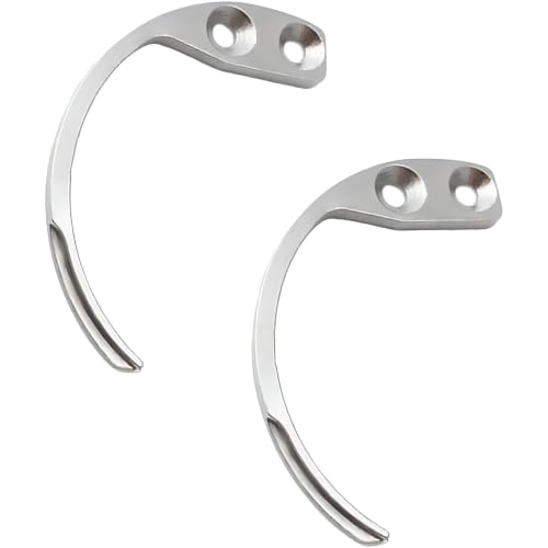 2 Pack Stainless Steel Utility Hooks for Security Tag Removal & Store Use