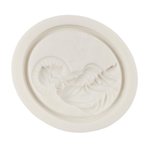 Jesus Cameo Silicone Fondant Mold for Cake Decorating - Style H