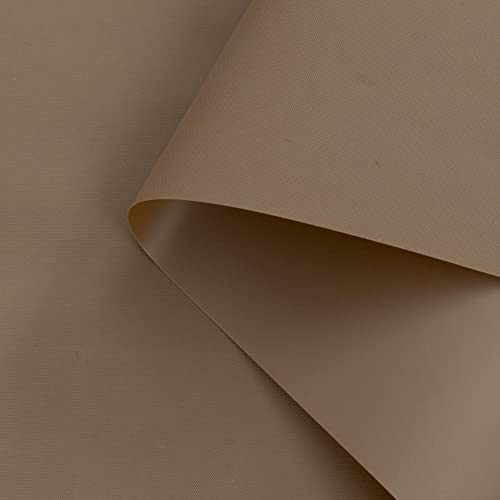 Barossa Design Brown Shower Curtain Liner with 6 Magnets - Waterproof PEVA Shower Liner for Bathroom, 72" x 72" Standard Size, PVC Free, Metal Grommets - Brown, 72x72