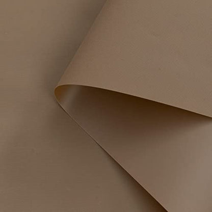 Barossa Design Brown Shower Curtain Liner with 6 Magnets - Waterproof PEVA Shower Liner for Bathroom, 72" x 72" Standard Size, PVC Free, Metal Grommets - Brown, 72x72