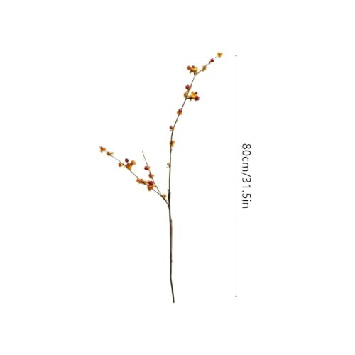 Artificial Fall Berry Branch - 31.5 Inch Cascading Faux Vine for Vase Arrangements