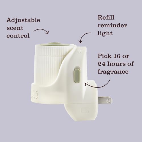 Mrs. Meyer’s Clean Day Scented Oil Plug-In Diffuser Refills, Iowa Pine, 2.67 Fl Oz - Garden-Inspired Air Freshener